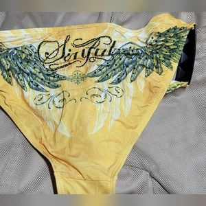 Sinful by Affliction Bikini Bottom Rhinestone L
